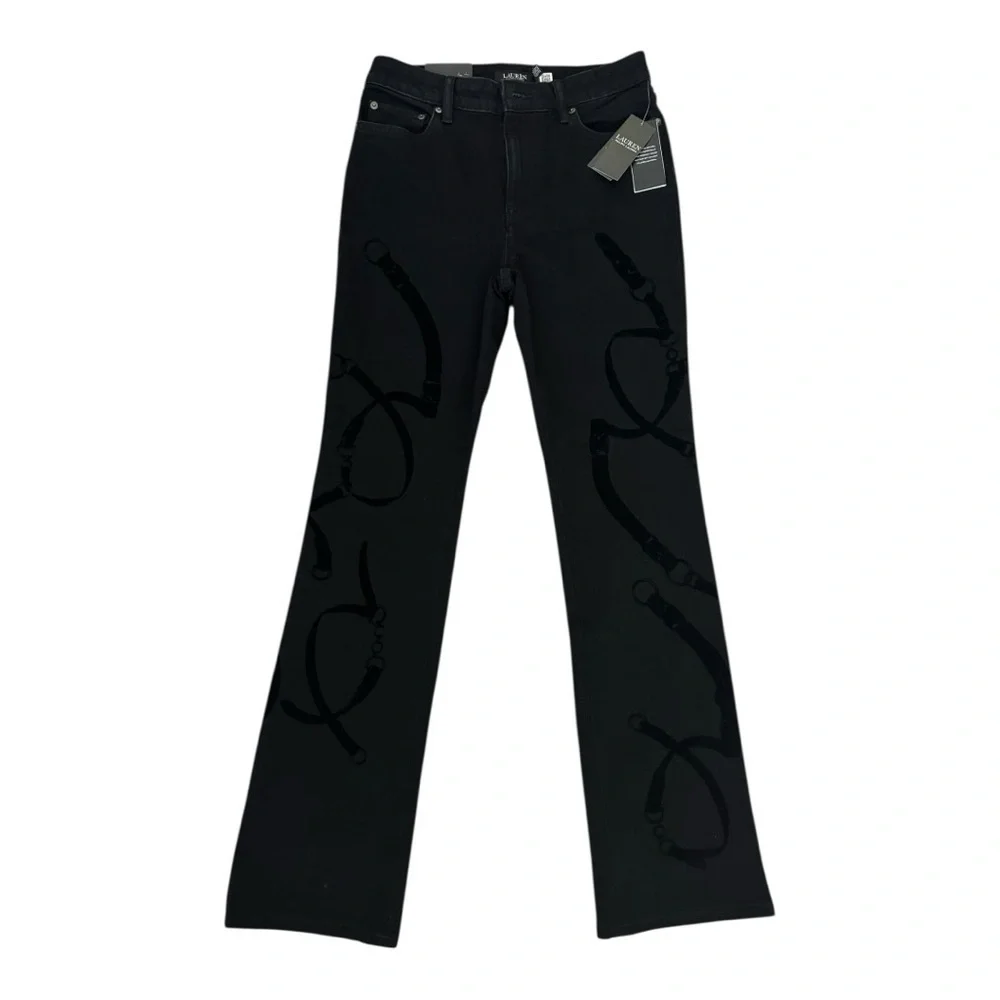 🔥Ralph Lauren High-Rise Bootcut Jeans – Size 6 (28W) New - Picture 4 of 10